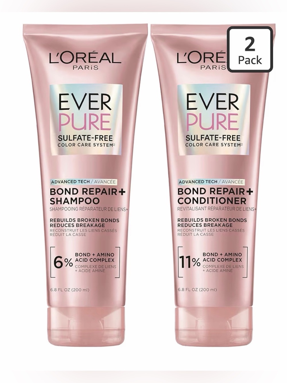 L'Oreal EverPure Shampoo & Conditioner Set
